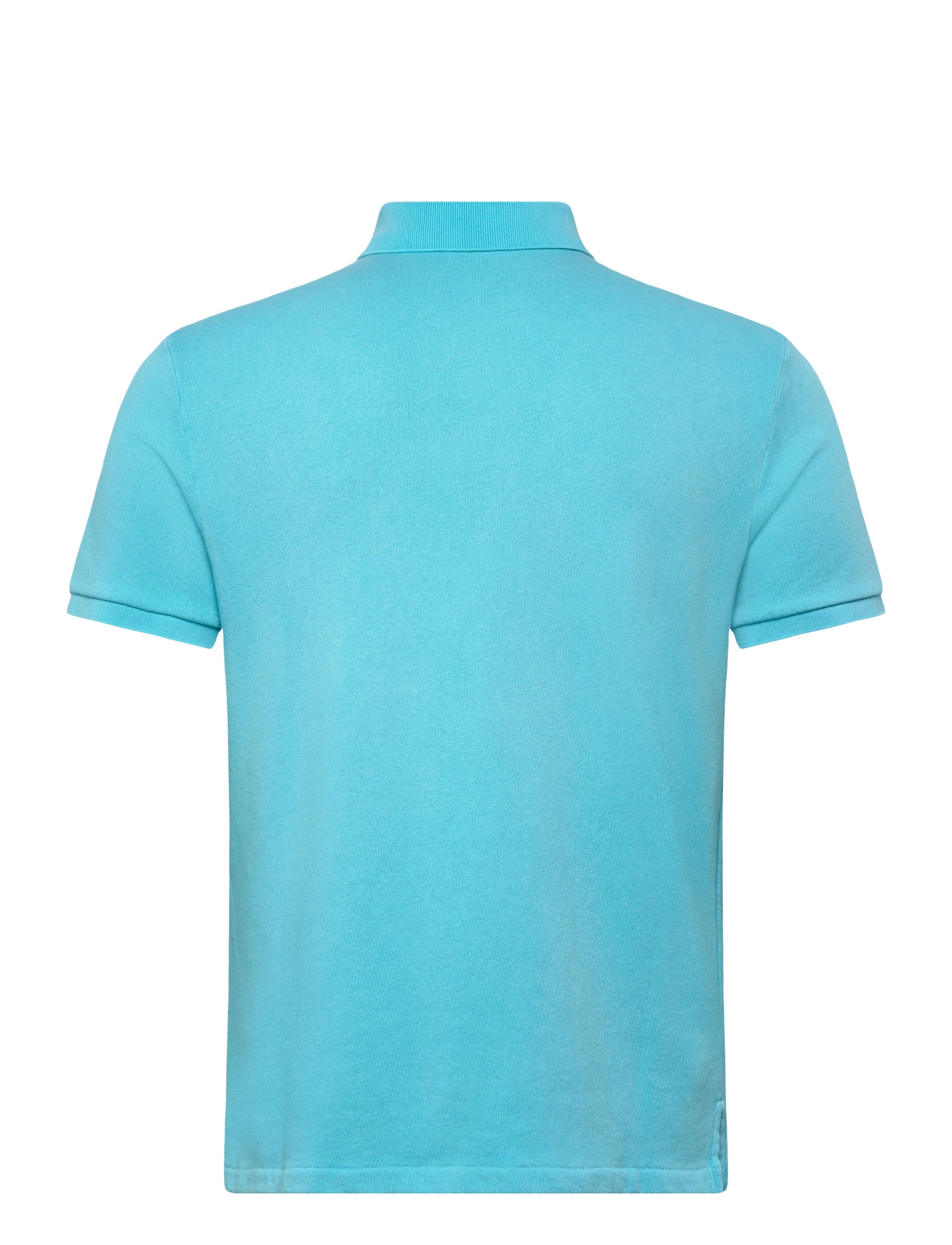 KNIT-POLO SHORT SLEEVE 003 PERFECT TURQUOISE