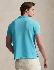 KNIT-POLO SHORT SLEEVE 003 PERFECT TURQUOISE