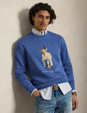 KNIT SWEATSHIRT 001 BASTILLE BLUE