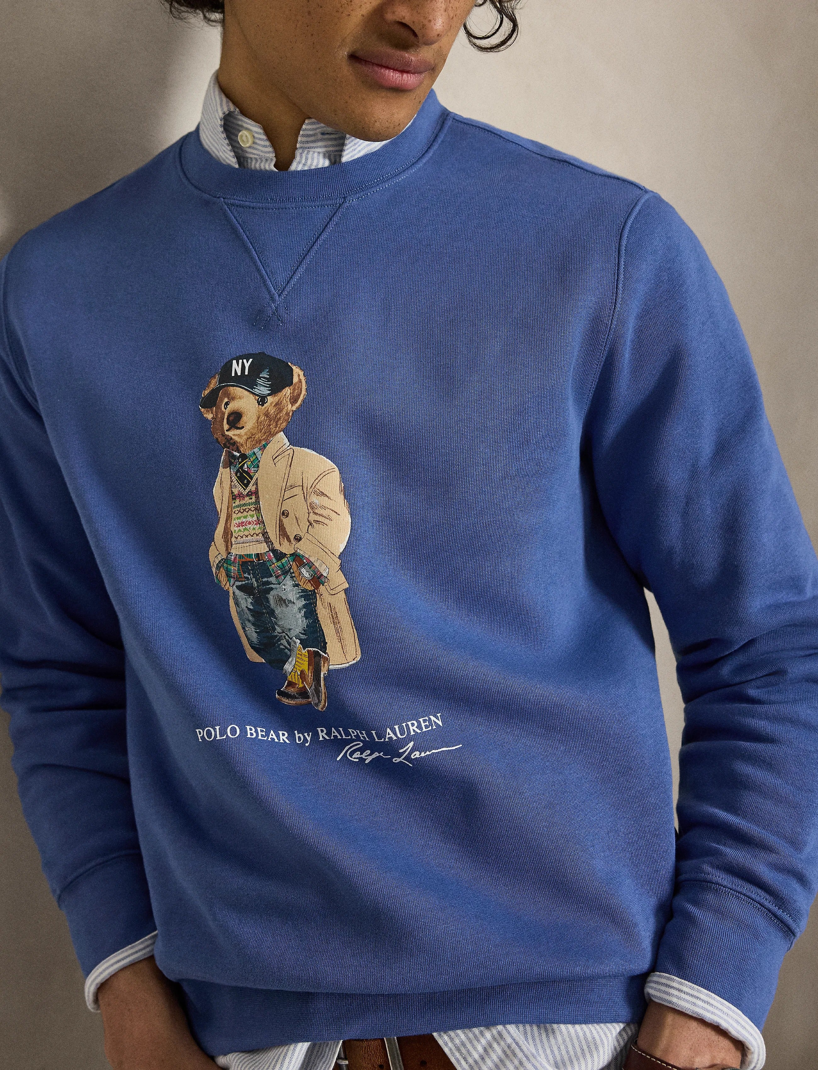 KNIT SWEATSHIRT 001 BASTILLE BLUE