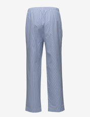 GINGHAM COTTON SLEEP PANT 001 LIGHT BLUE MINI GINGHAM