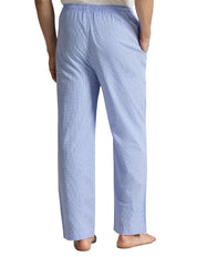 GINGHAM COTTON SLEEP PANT 001 LIGHT BLUE MINI GINGHAM