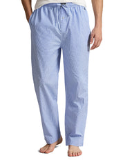 GINGHAM COTTON SLEEP PANT 001 LIGHT BLUE MINI GINGHAM