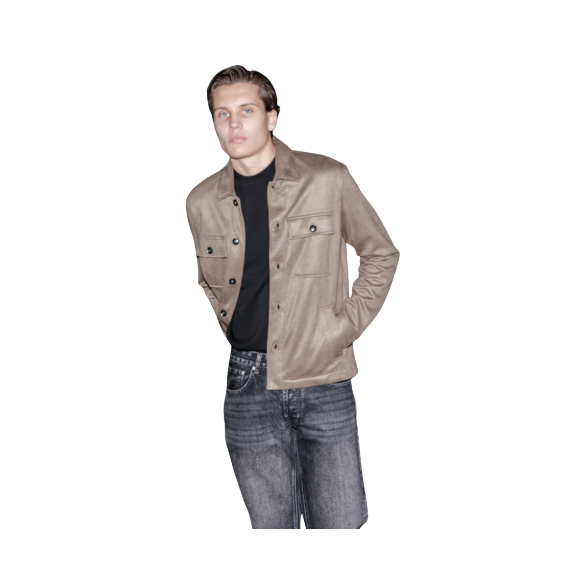 Denki Overshirt - 15 DUSTY OLIVE