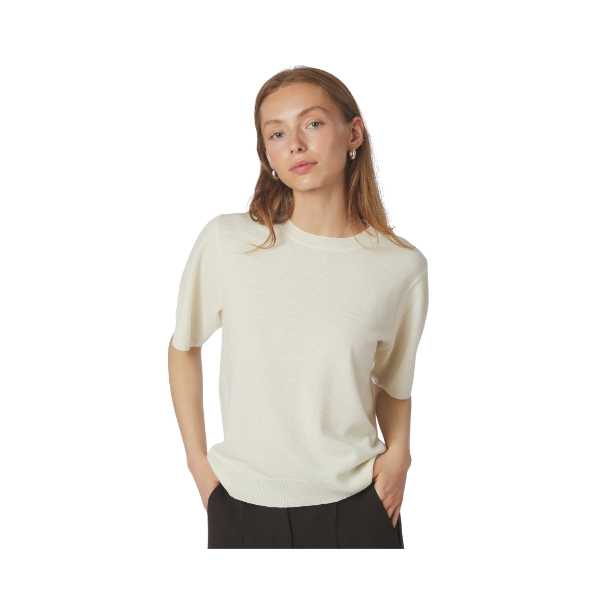 Missy Knit Tee - 122 CREME
