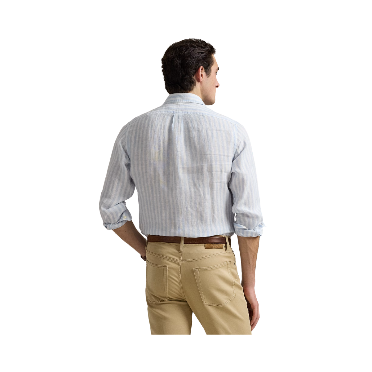 Cubdppcs-Long Sleeve-Sport Shirt - 003 OFFICE BLUE/WHITE