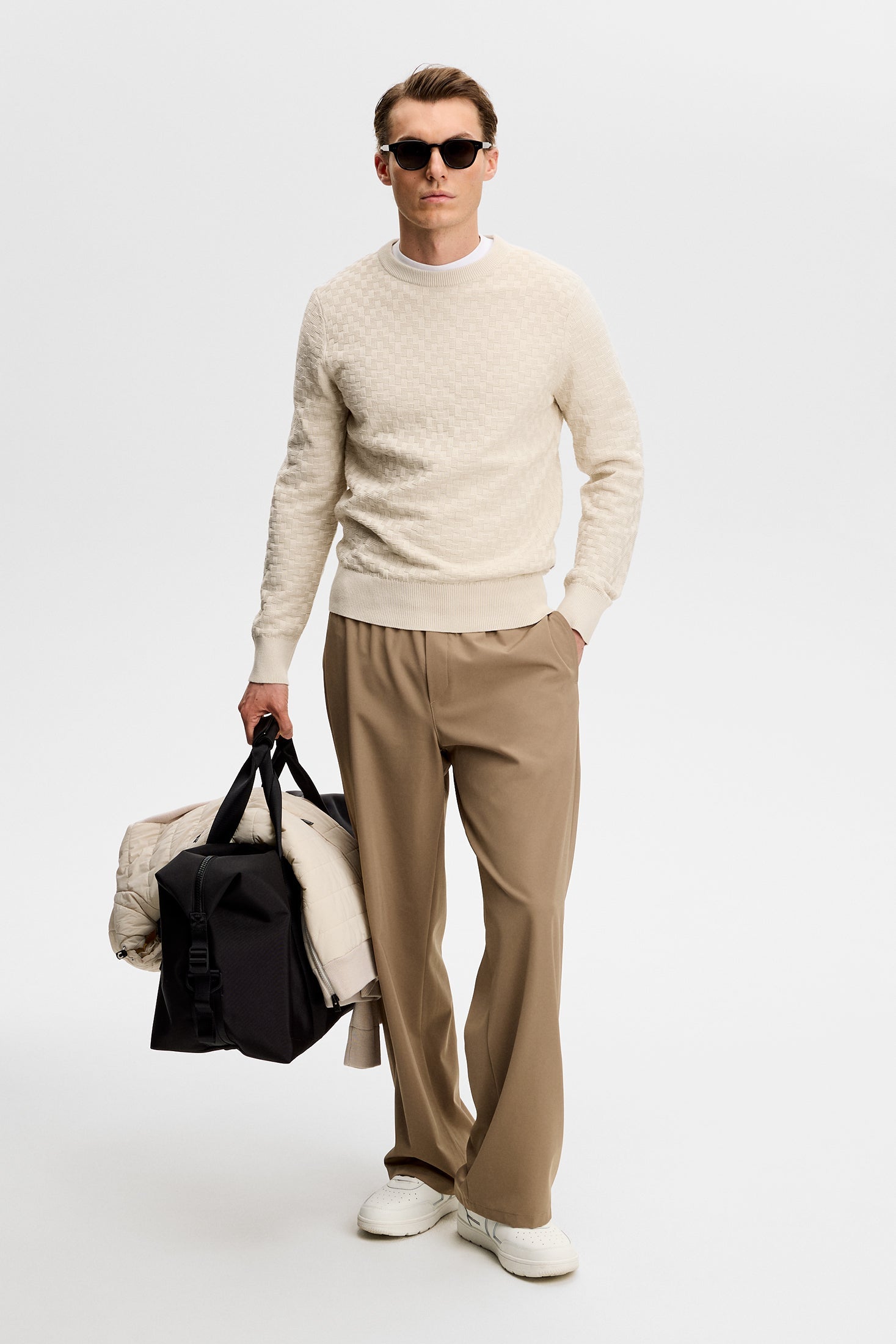 ARTHUR KNIT ORG COTTON U029 MOONBEAM