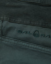 BLOCKED CORDUROY SHORTS 728 AURORA GREEN
