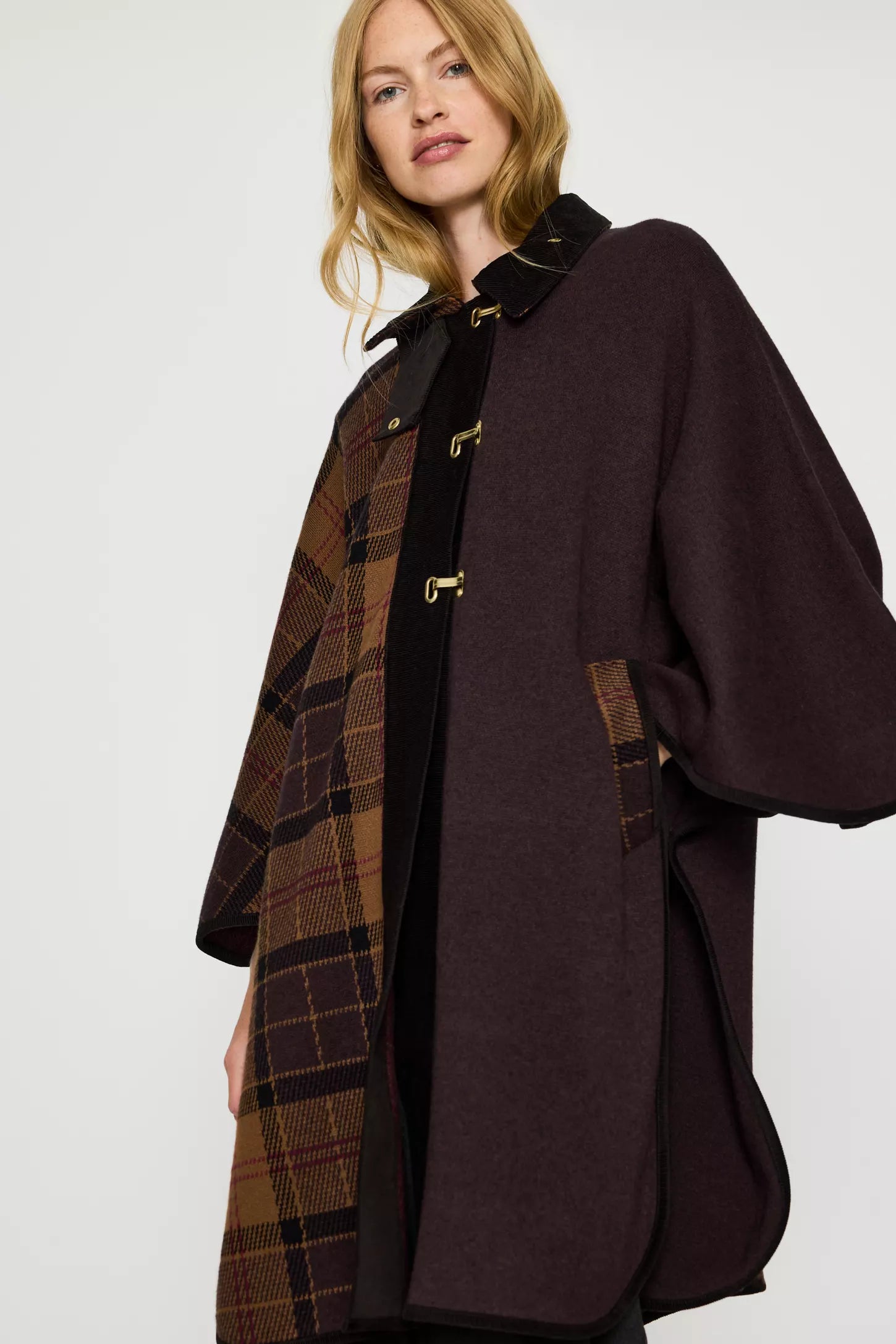 BARBOUR - ELVA KNITTED CAPE