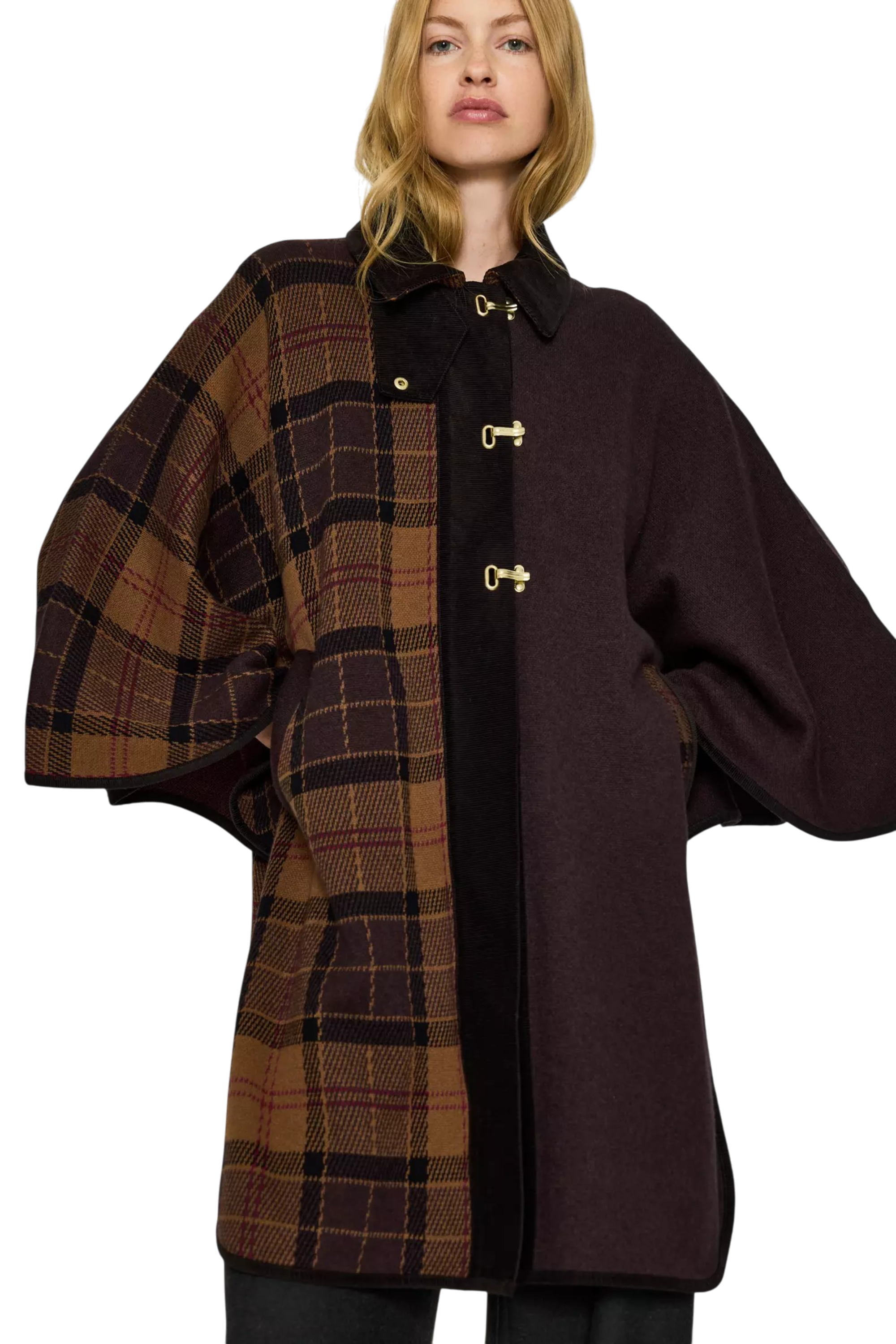 BARBOUR - ELVA KNITTED CAPE