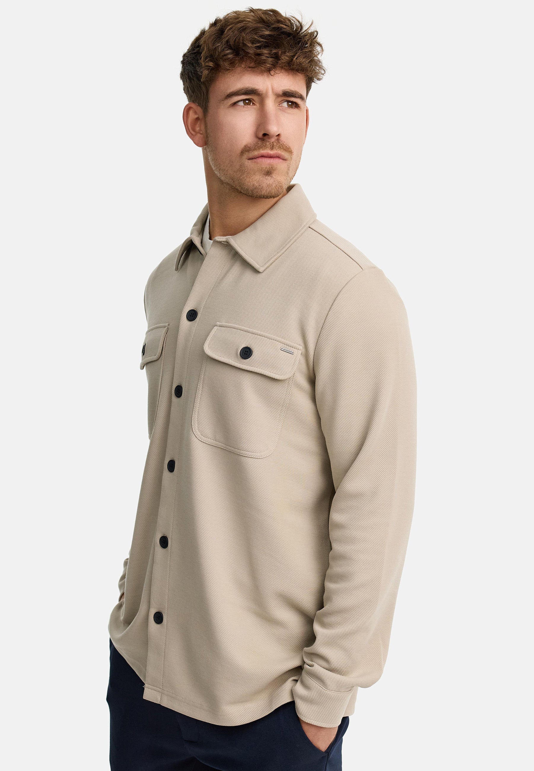 INNELLO OVERSHIRT 191 SIMPLY TAUPE
