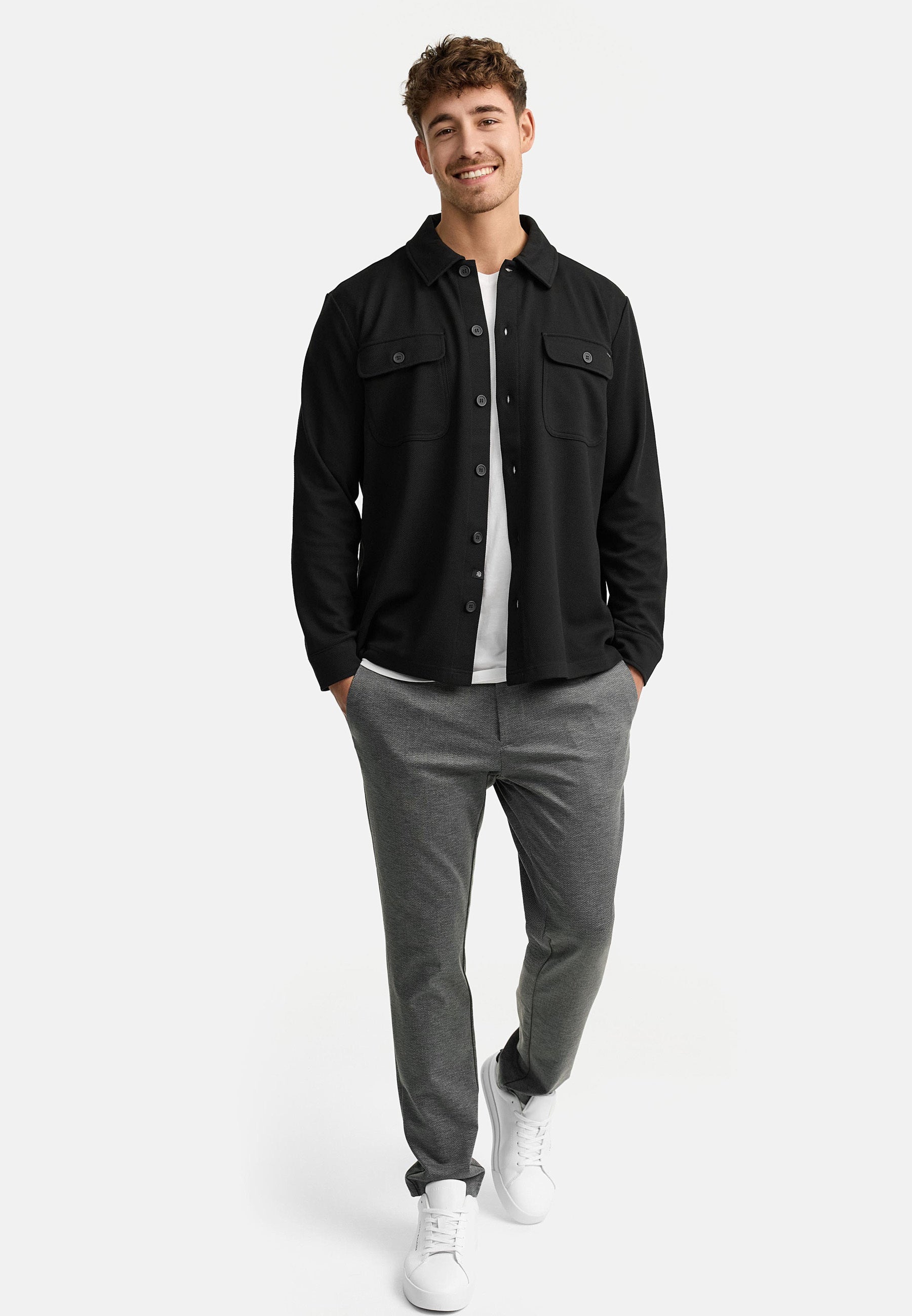 INNELLO OVERSHIRT 999 BLACK
