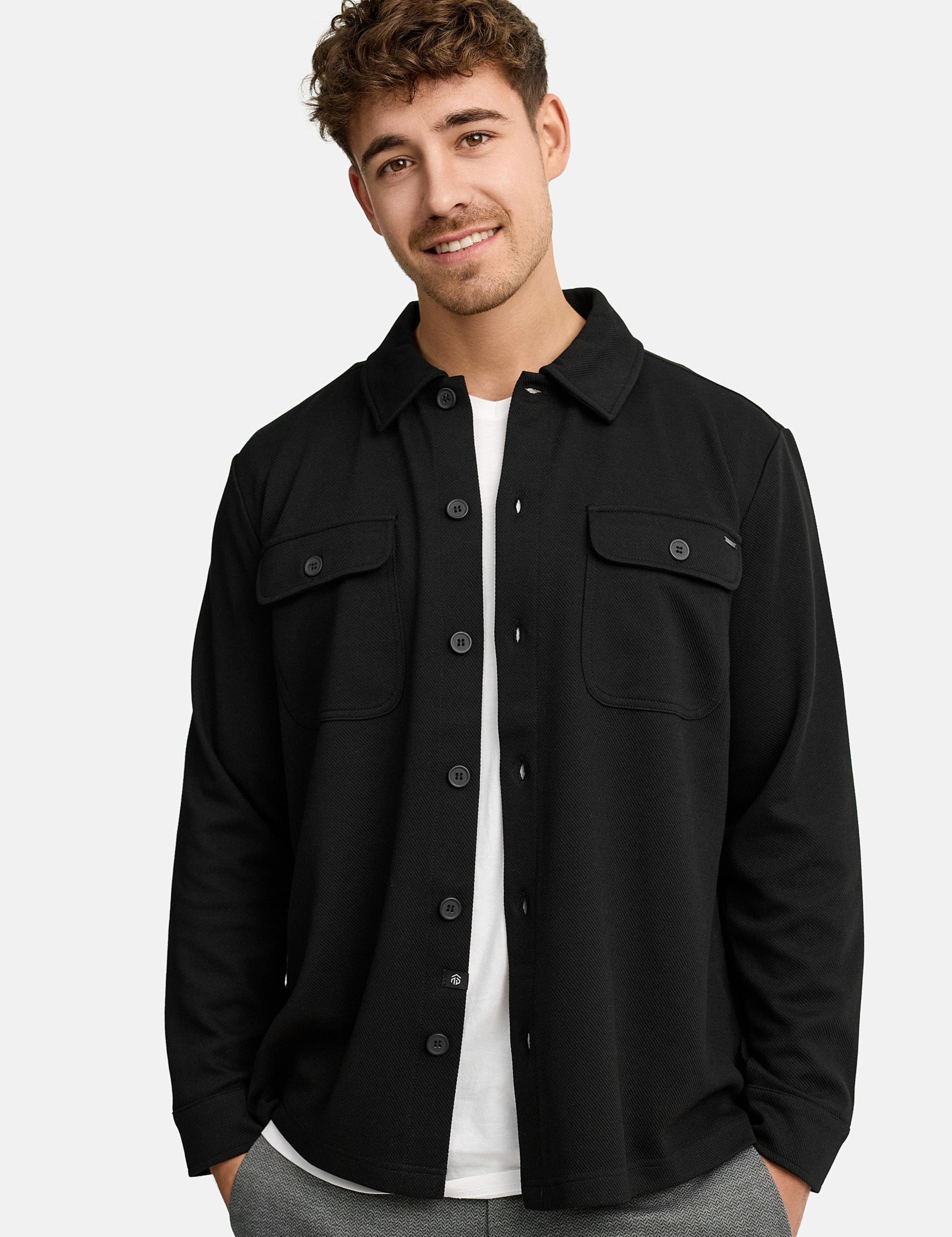 INNELLO OVERSHIRT 999 BLACK