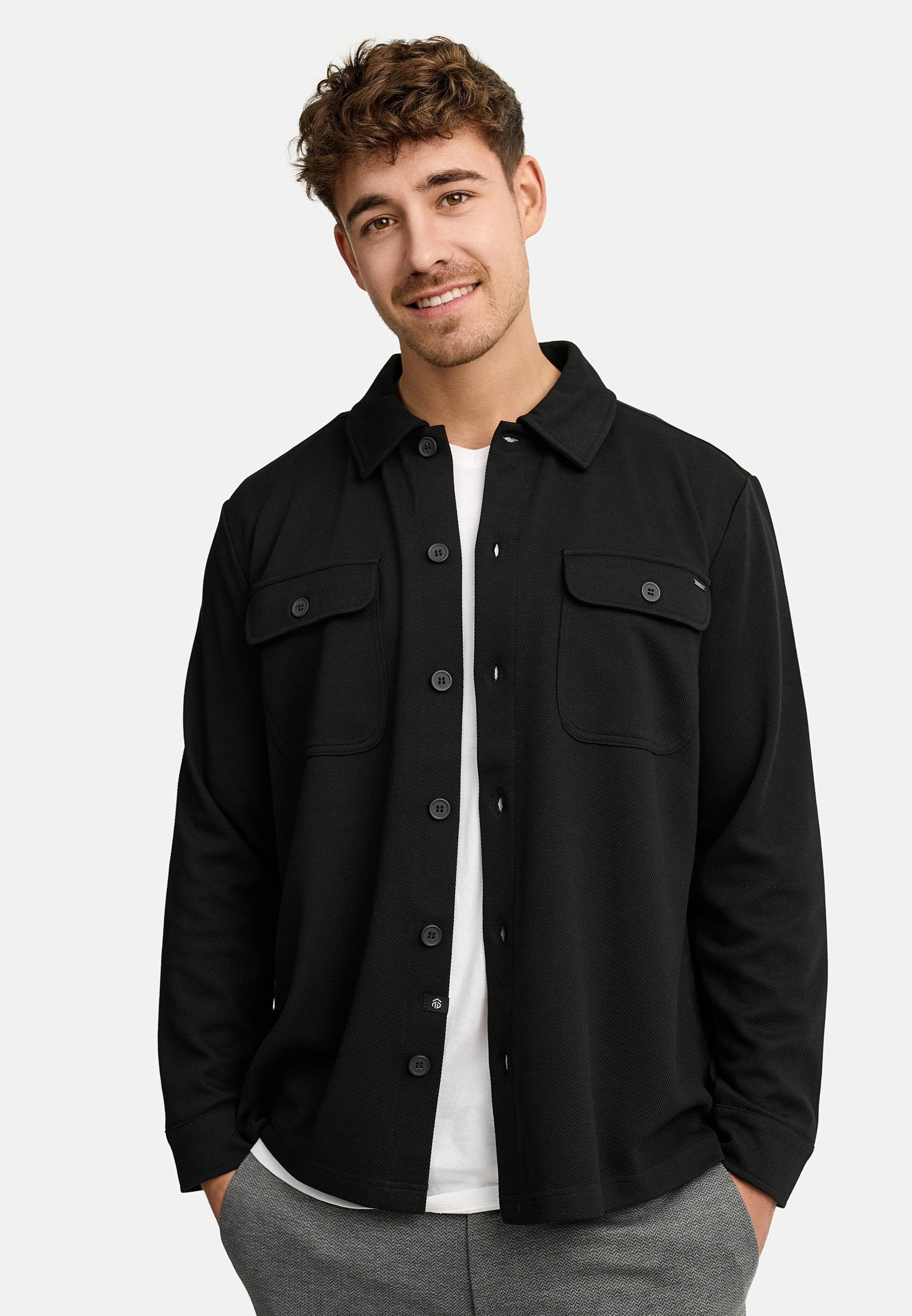 INNELLO OVERSHIRT 999 BLACK
