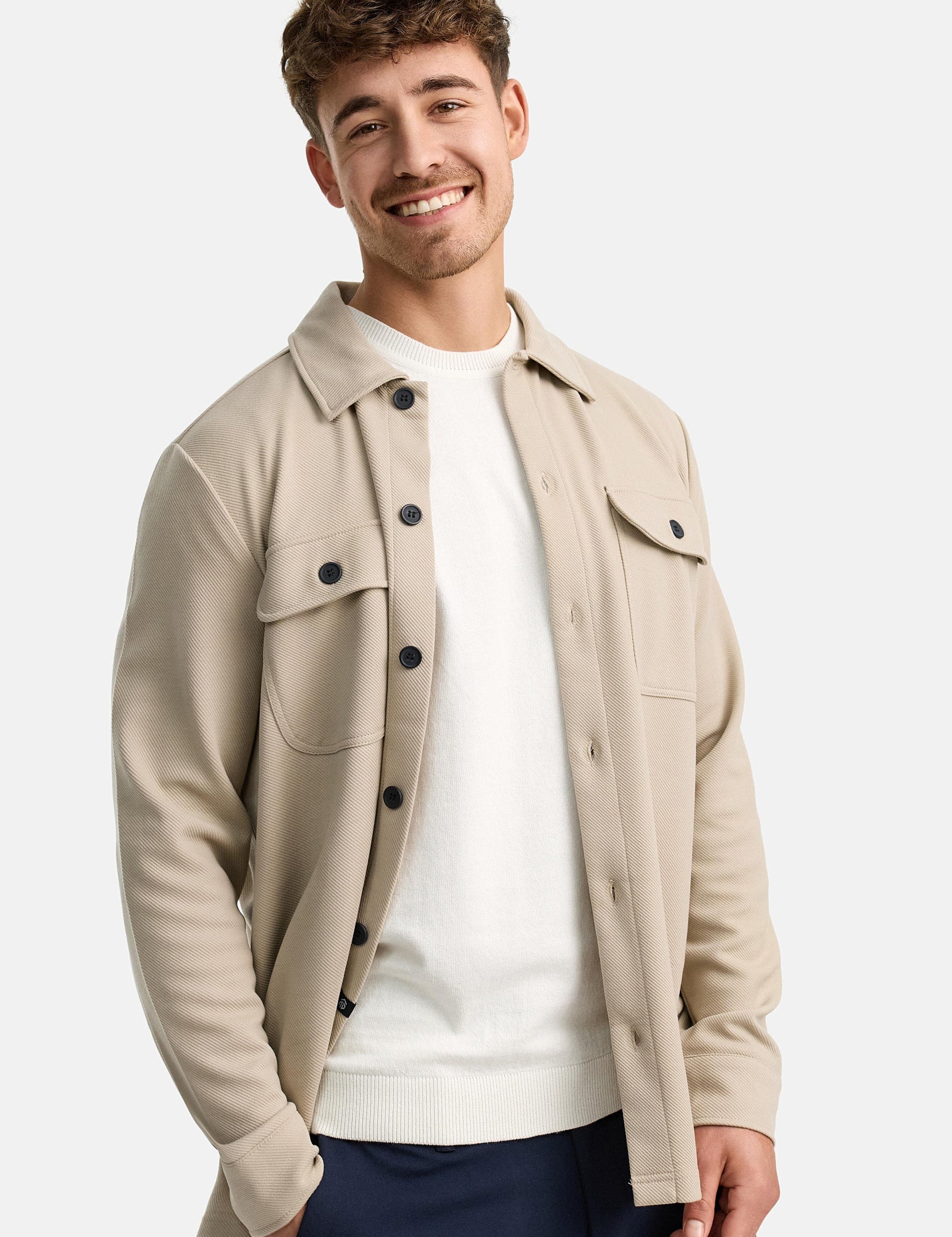 INNELLO OVERSHIRT 191 SIMPLY TAUPE