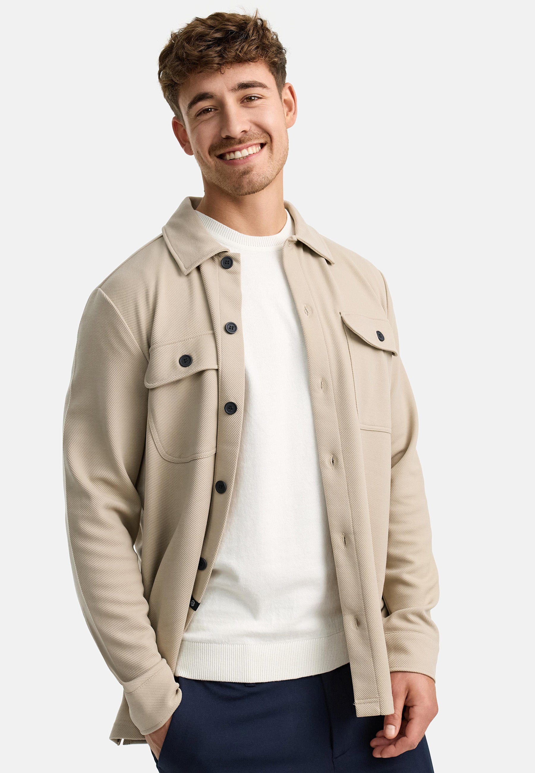 INNELLO OVERSHIRT 191 SIMPLY TAUPE