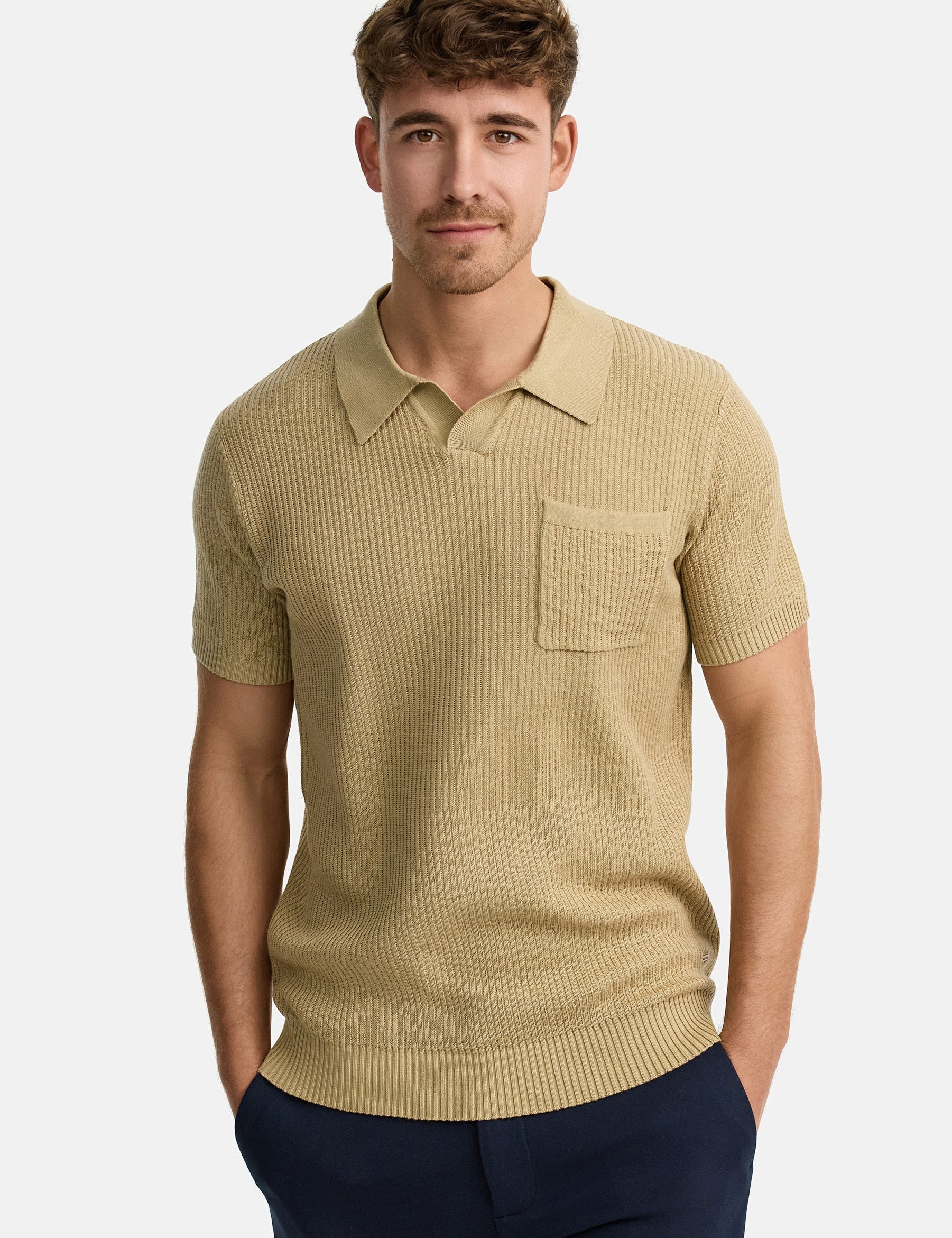 INHARLO KNITTED PIQUE 013 CORNSTALK