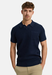 INHARLO KNITTED PIQUE 400 NAVY