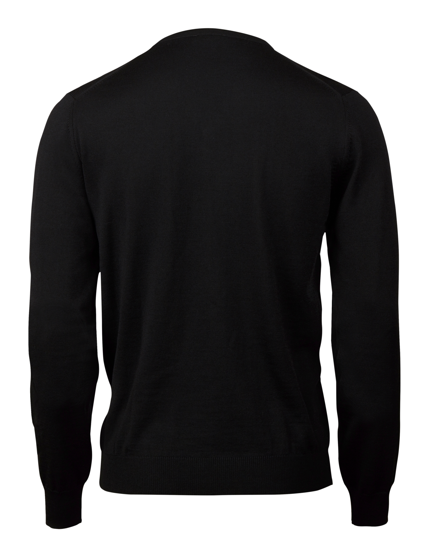 Stenströms Pullover Knitted Crew Neck Merino Wool 600 Black