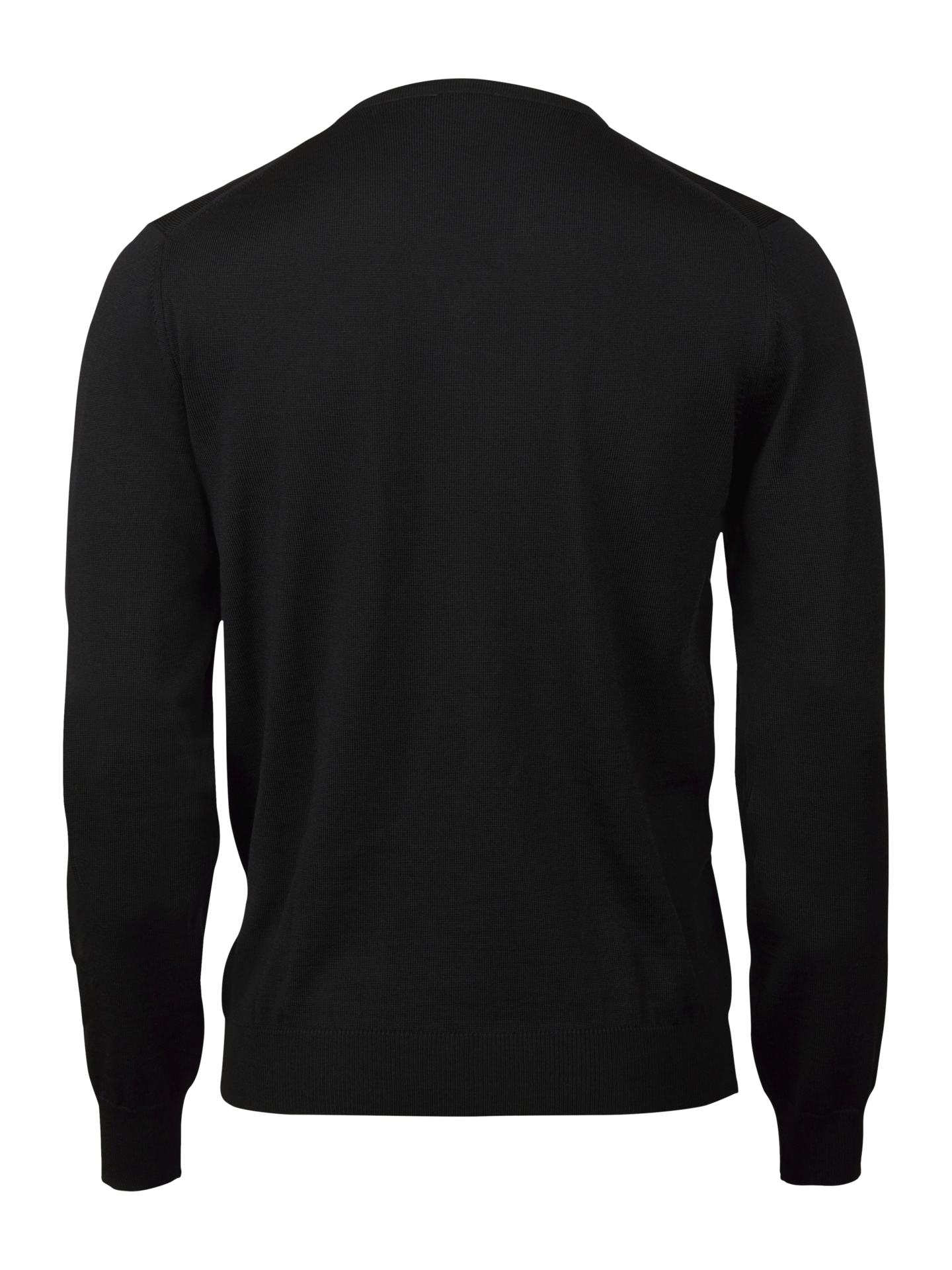 Stenströms Pullover Knitted Crew Neck Merino Wool 600 Black