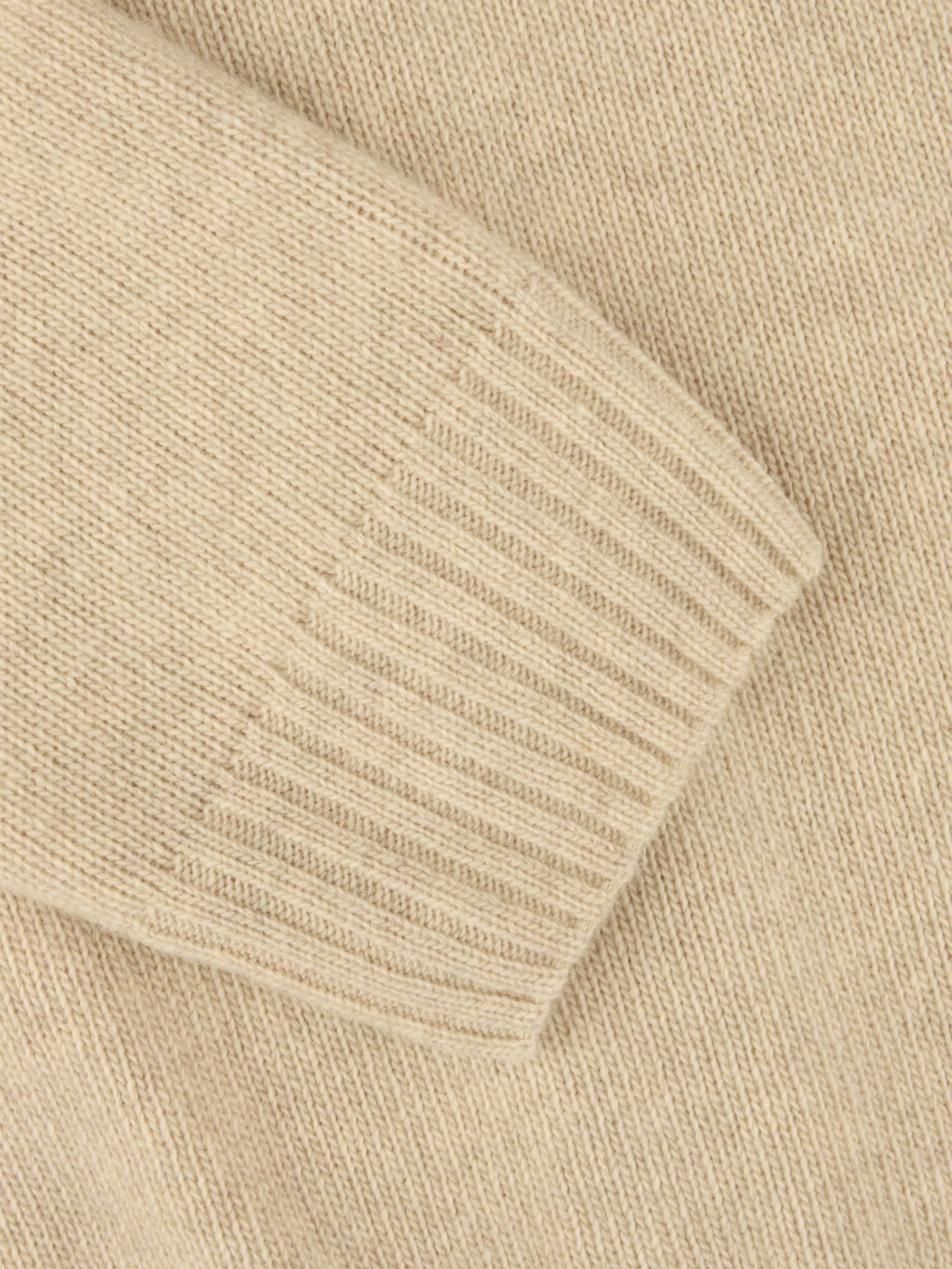 CARDIGAN KNITTED ZIP CARDED MERINO WOOL