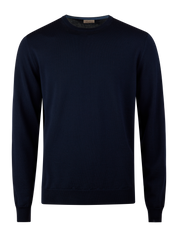 MERINO WOOL CREW NECK W/ PATCH 195