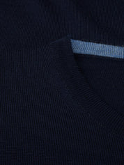 MERINO WOOL CREW NECK W/ PATCH 195