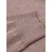 PULLOVER KNITTED HALF ZIP CARDED MERINO WOOL