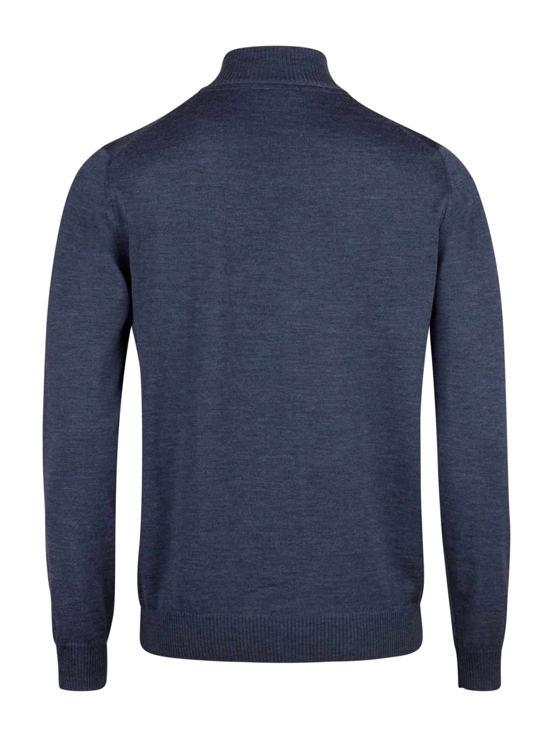 PULLOVER KNITTED HALF ZIP CARDED MERINO WOOL