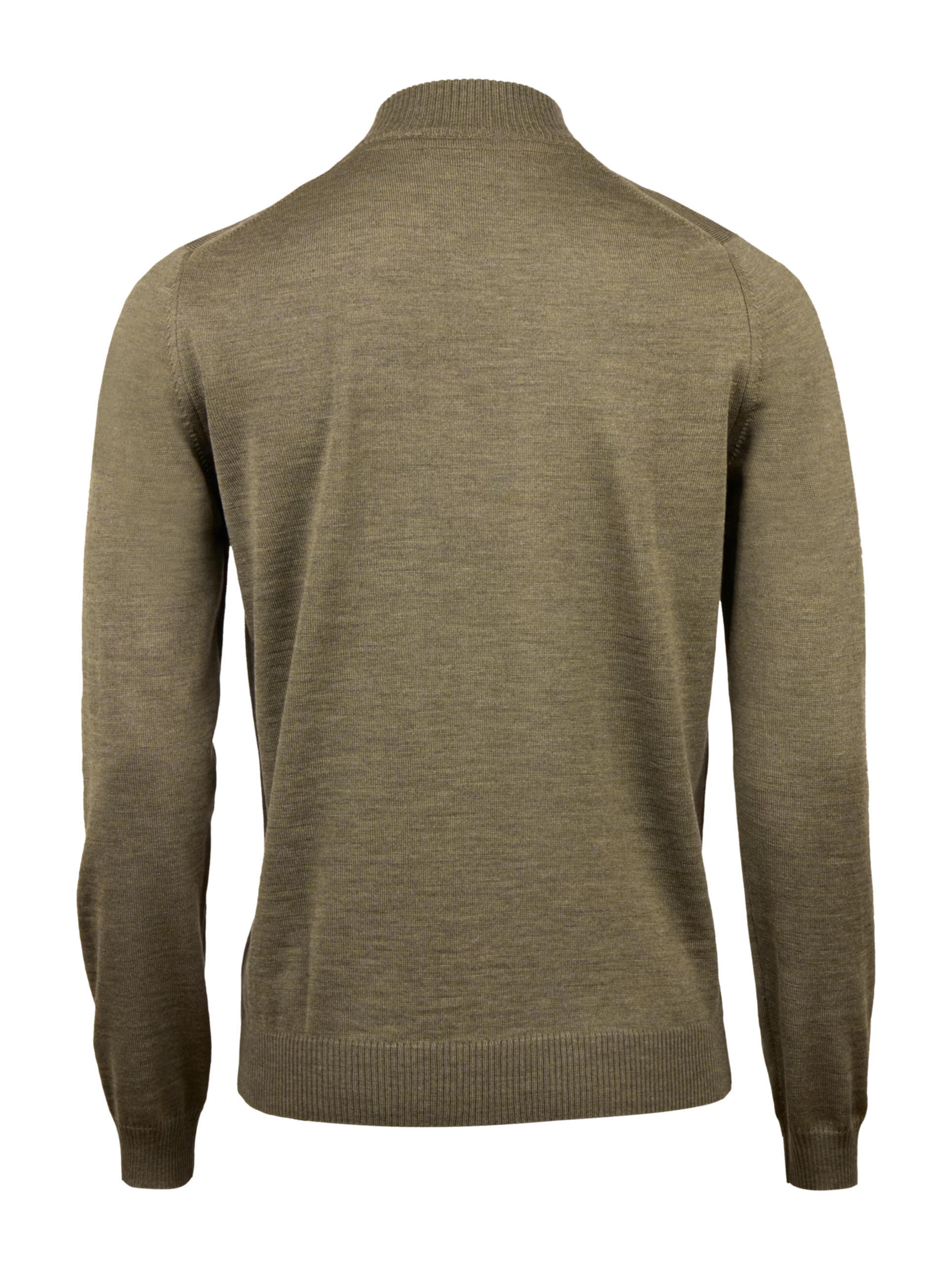 PULLOVER KNITTED HALF ZIP CARDED MERINO WOOL