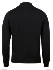 CARDIGEN KNITTED FULLZIP MERINO WOOL 600 BLACK