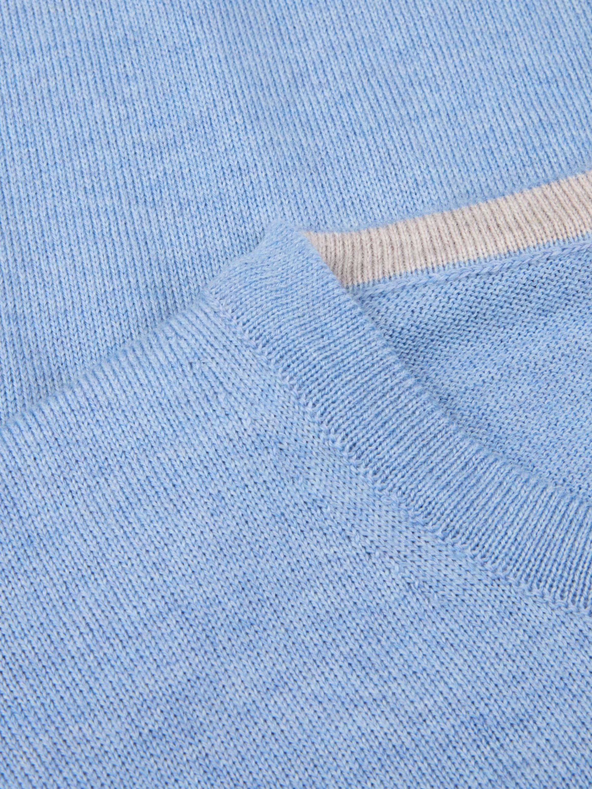 PULLOVER KNITTED CREW NECK W/ PATCH MERINO WOOL