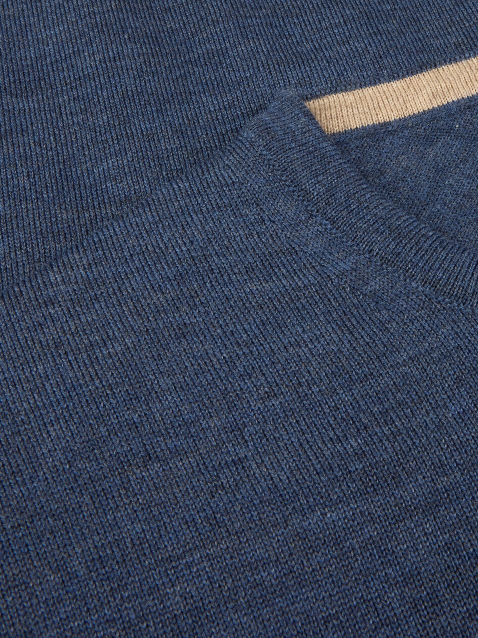 PULLOVER KNITTED CREW NECK W/ PATCH MERINO WOOL