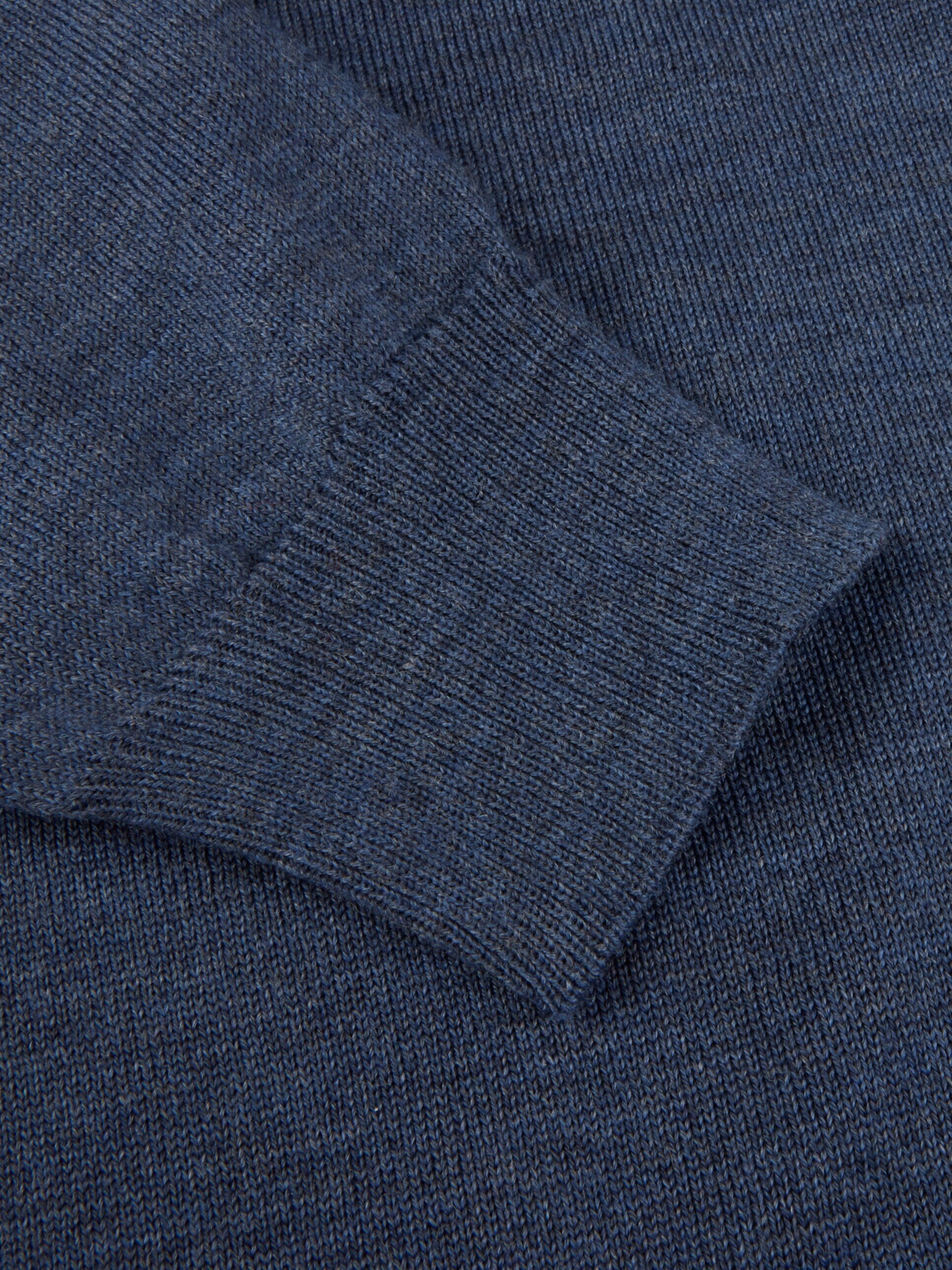 PULLOVER KNITTED CREW NECK W/ PATCH MERINO WOOL