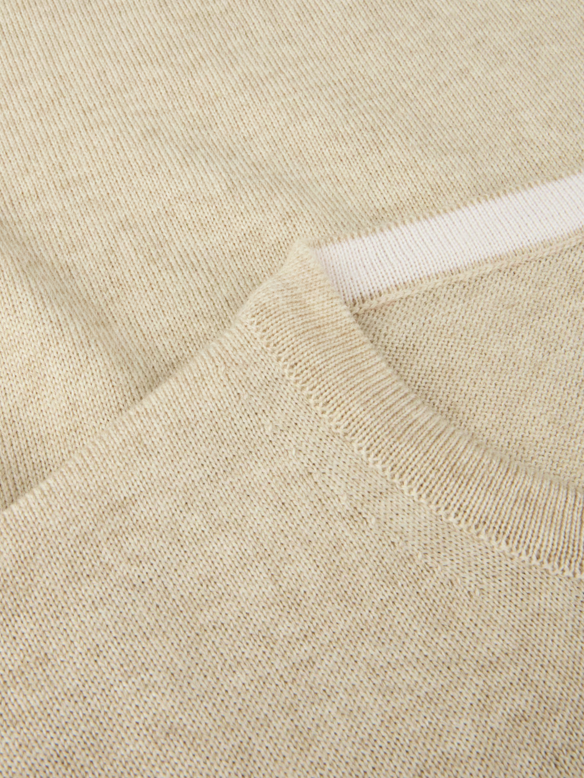 PULLOVER KNITTED CREW NECK W/ PATCH MERINO WOOL