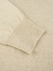 PULLOVER KNITTED CREW NECK W/ PATCH MERINO WOOL