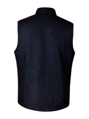 VEST ZIP ALCANTARA TEXTURED WOOL