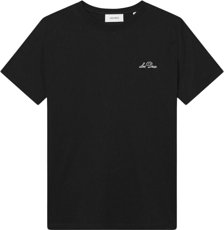 Les Deux Signature T-Shirt Black/white
