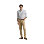 Cubdppcs-Long Sleeve-Sport Shirt - 003 OFFICE BLUE/WHITE