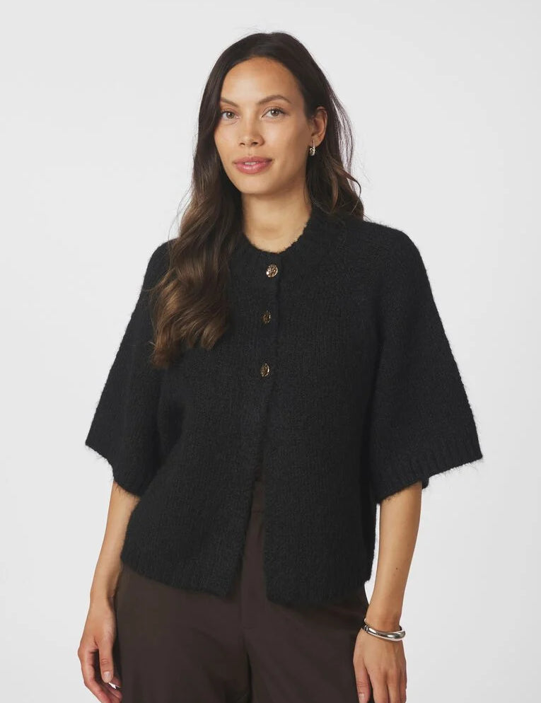 BENUTA FLUFFY KNIT CARDIGAN