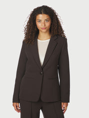 FRANCINE SUIT BLAZER 676 DARK BROWN