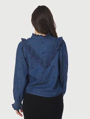 DEGAS DENIM BLOUSE