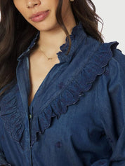 DEGAS DENIM BLOUSE