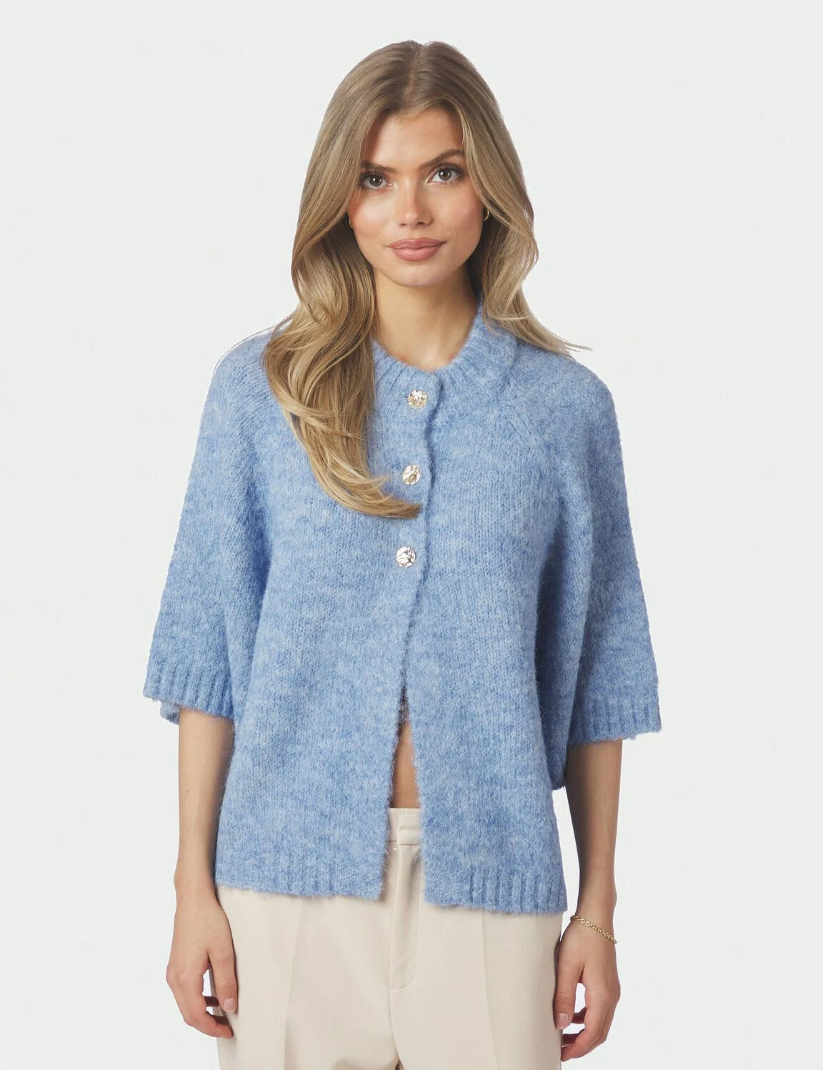 BENUTA FLUFFY KNIT CARDIGAN