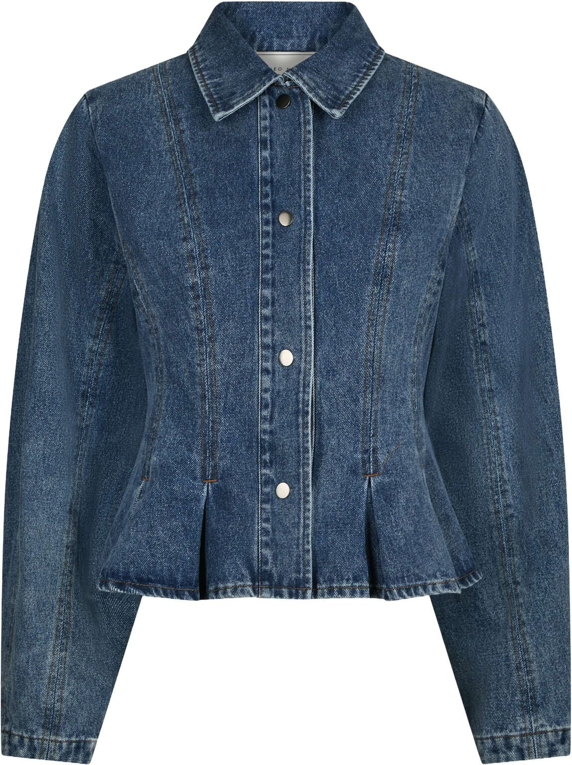 RIVORA DENIM PEPLUM JACKET