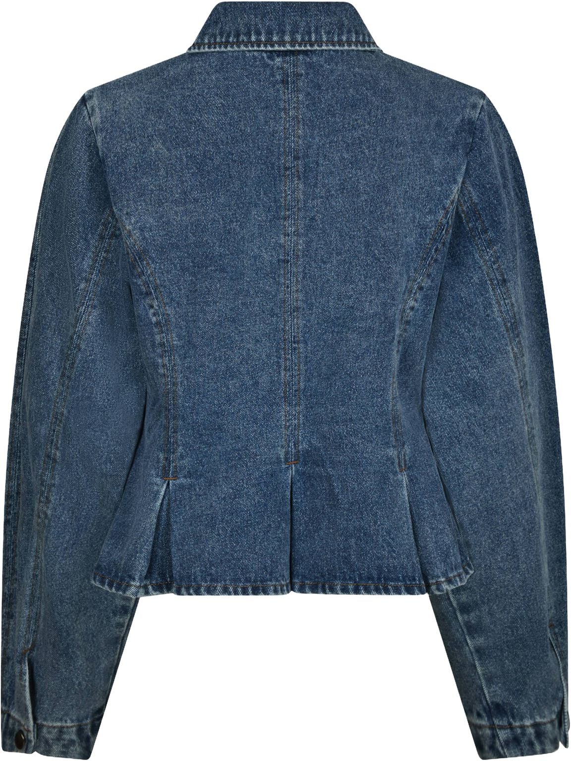 RIVORA DENIM PEPLUM JACKET