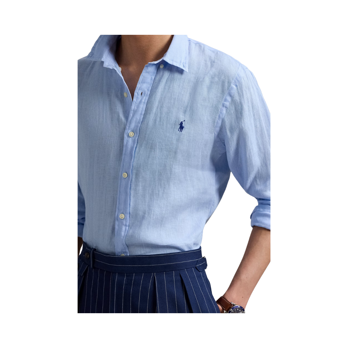 Slbdppcs-Long Sleeve-Sport Shirt - 008 OFFICE BLUE