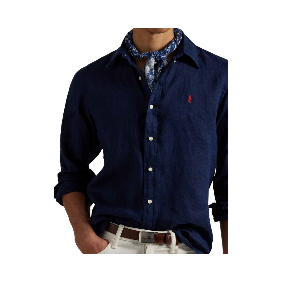 Slbdppcs-Long Sleeve-Sport Shirt - 007 NEWPORT NAVY