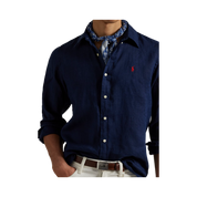 Slbdppcs-Long Sleeve-Sport Shirt - 007 NEWPORT NAVY