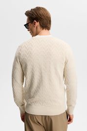 ARTHUR KNIT ORG COTTON U029 MOONBEAM